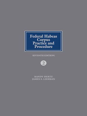 cover image of Federal Habeas Corpus Practice and Procedure